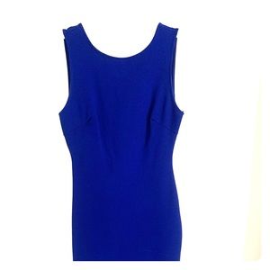 Lulus Royal Blue Small Midi Body-con dress